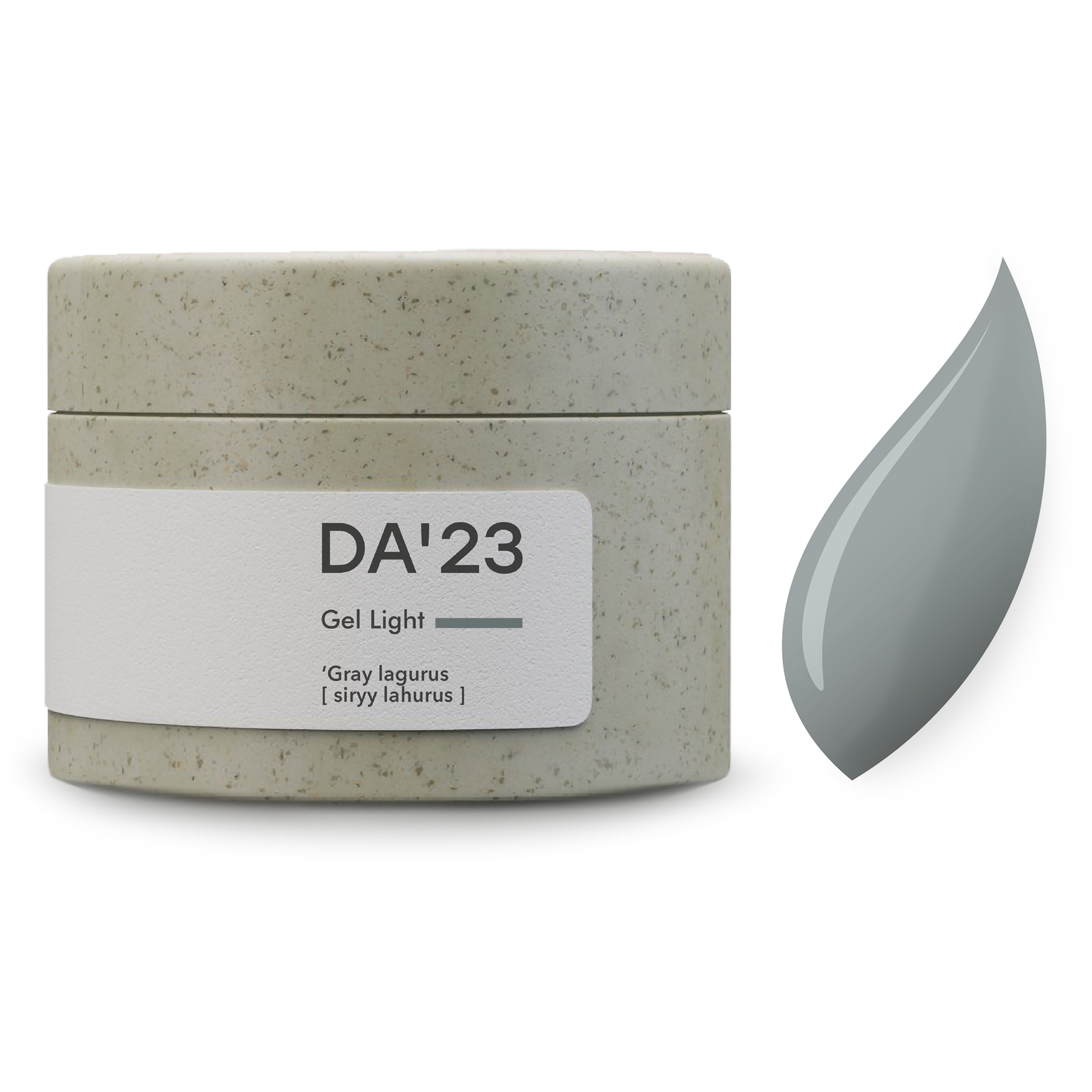 DA’23 Gel Light Gray Lagurus 15-30ml – Modelliergel Grau-Blau für Nagelaufbau & Verstärkung