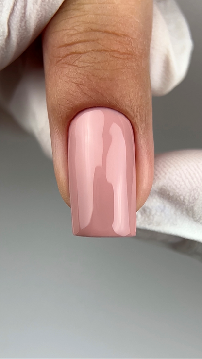 Gel Polish DA’23 Soft power [myaka syla], 8 ml – puderrosa Gel-Lack mit glänzendem Finish, langanhaltende Deckkraft