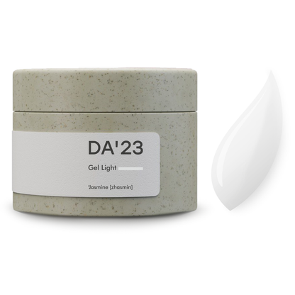 DA’23 Gel Light Jasmine 15-30ml – Modelliergel Fast Weiß-Cremig für Nagelaufbau & Verstärkung