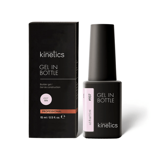 Kinetics Gel in Bottle Silk #937 15ml – Flüssiges Gel zur Nagelverstärkung, beige-rosé Nude-Ton