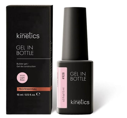 Kinetics Gel in Bottle Light Rose #928 15ml – Flüssiges Gel zur Nagelverstärkung, Farbton Hellrosa