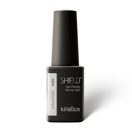 Kinetics SHIELD Gel Polish #002 BRIDAL DRESS 15ml – perlmuttweißer UV Nagellack mit Schimmer, HEMA-frei