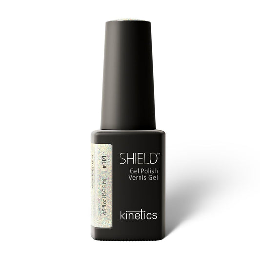Kinetics Shield Gel Polish #101 SILVER FAIRY – Holografisches Silber UV-Gellack, HEMA-frei, 15ml