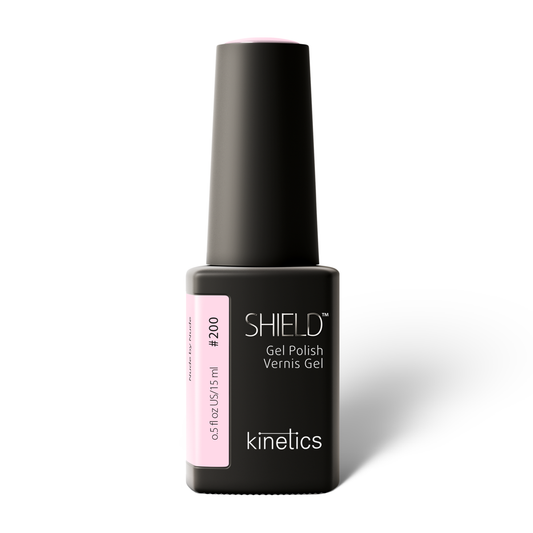 Kinetics Shield Gel Polish #200 NUDE BY NUDE – Nude-Rosa‑Weiß UV-Gellack, HEMA-frei, 15ml