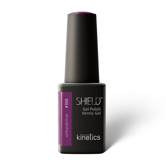 Kinetics Shield Gel Polish #350 PURPLE HAZE – Pflaumen-Violett UV-Gellack, HEMA-frei, 15ml