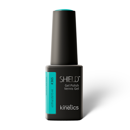 Kinetics Shield Gel Polish #365 SHARK IN THE POOL – Türkis-Blau UV-Gellack, HEMA-frei, 15ml