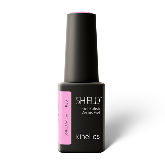 Kinetics Shield Gel Polish #381 READY, SET, SNOW – Candy‑Pink UV-Gellack, HEMA-frei, 15ml