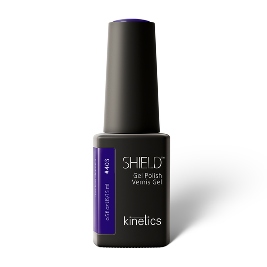 Kinetics SHIELD Gel Polish #403 RESTLESS SLEEPERS 15ml – UV Nagellack Tiefes Blau-Violett, HEMA-frei