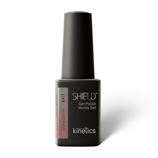 Kinetics SHIELD Gel Polish #417 SHH, I’M FABULOUS 15ml – UV Nagellack Lila mit Schimmer, HEMA-frei