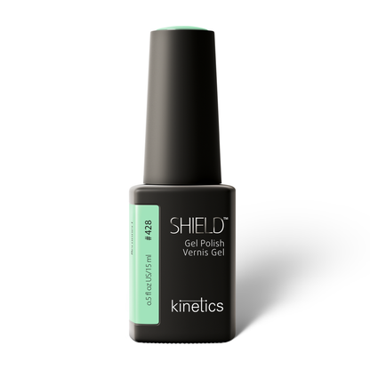 Kinetics SHIELD Gel Polish #428 RECONNECT 15ml – UV Nagellack Pastell-Türkis, HEMA-frei