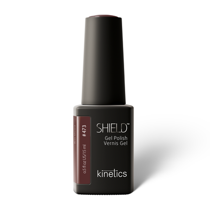 Kinetics SHIELD Gel Polish #473 BON VIVANT 15ml – UV Nagellack braunrot, HEMA-frei