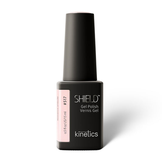 Kinetics SHIELD Gel Polish #517 ROMANCE OF NUDE – UV Nagellack Beige-Rosa mit Goldschimmer