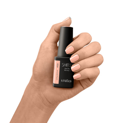 Kinetics SHIELD Gel Polish #533 FAKE NEWS 15 мл – пыльно-розовый гель-лак без HEMA
