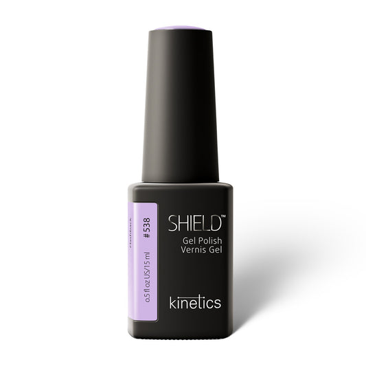 Kinetics SHIELD Gel Polish #538 FLASHBACK 15ml – UV Nagellack helles Lavendelviolett, HEMA‑frei