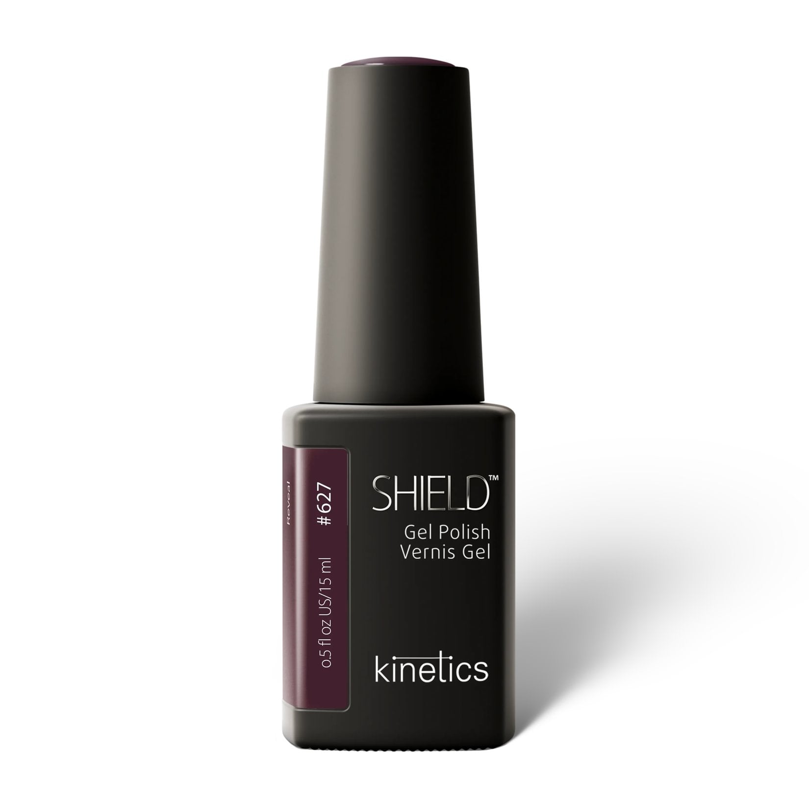 Kinetics SHIELD Gel Polish #627 REVEAL 15ml – intensiver Lila UV Nagellack, HEMA-frei