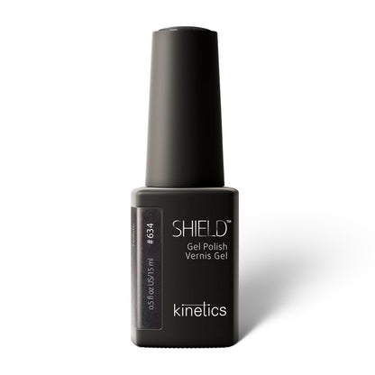 Kinetics SHIELD Gel Polish #634 HOLISTIC 15ml – schwarzer Schimmer UV Nagellack, HEMA-frei
