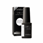 Kinetics SHIELD Gel Polish POWER WHITE 15ml – hochpigmentiertes Weiß UV Nagellack, HEMA-frei