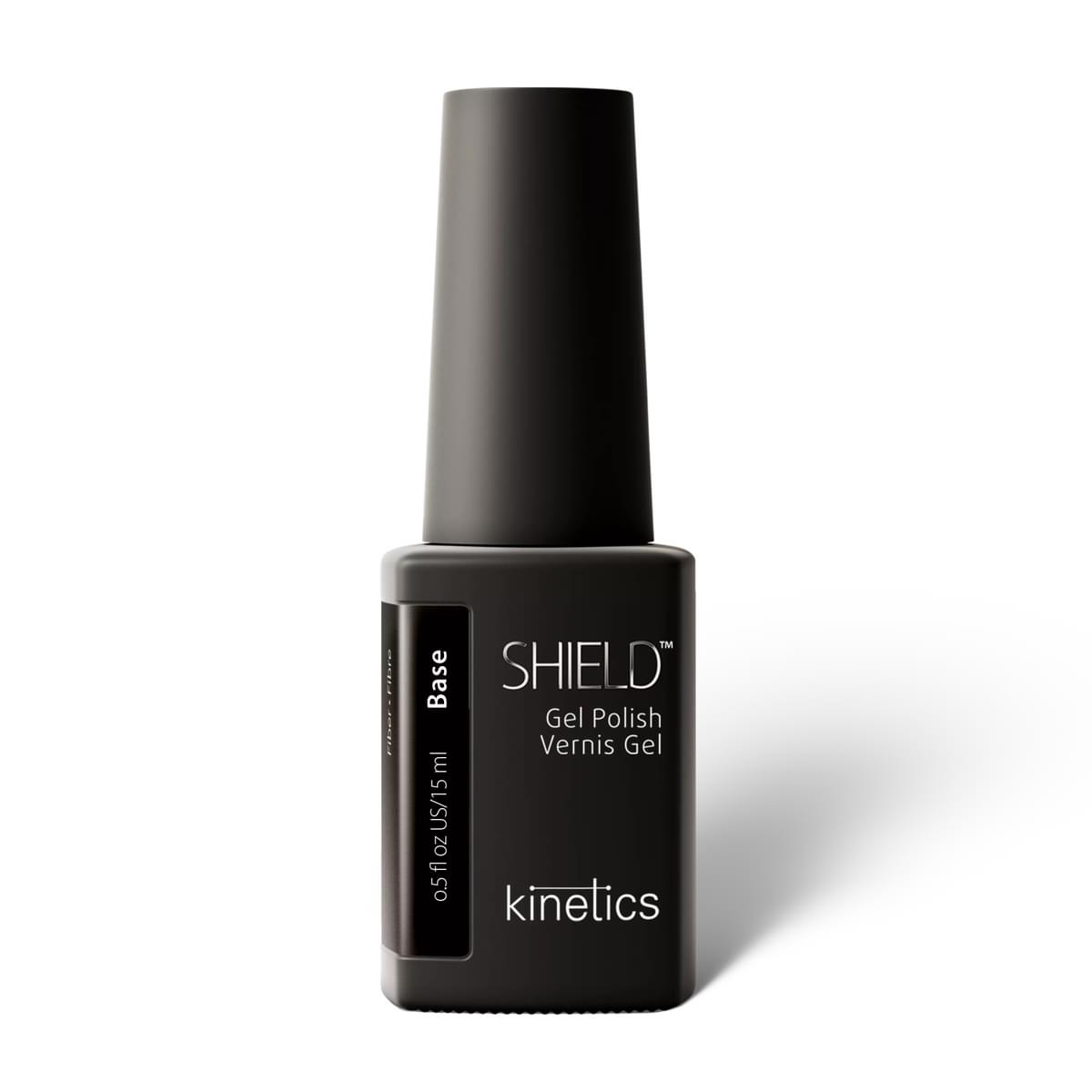 Kinetics SHIELD Fiber Base 15ml – Transparente Fiberglas-Basis, HEMA-frei, für verstärkte Nägel