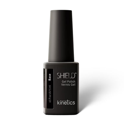Kinetics SHIELD Fiber Base, 15ml – Усиленная фибер база для гель-лака с микроволокнами, прозрачная