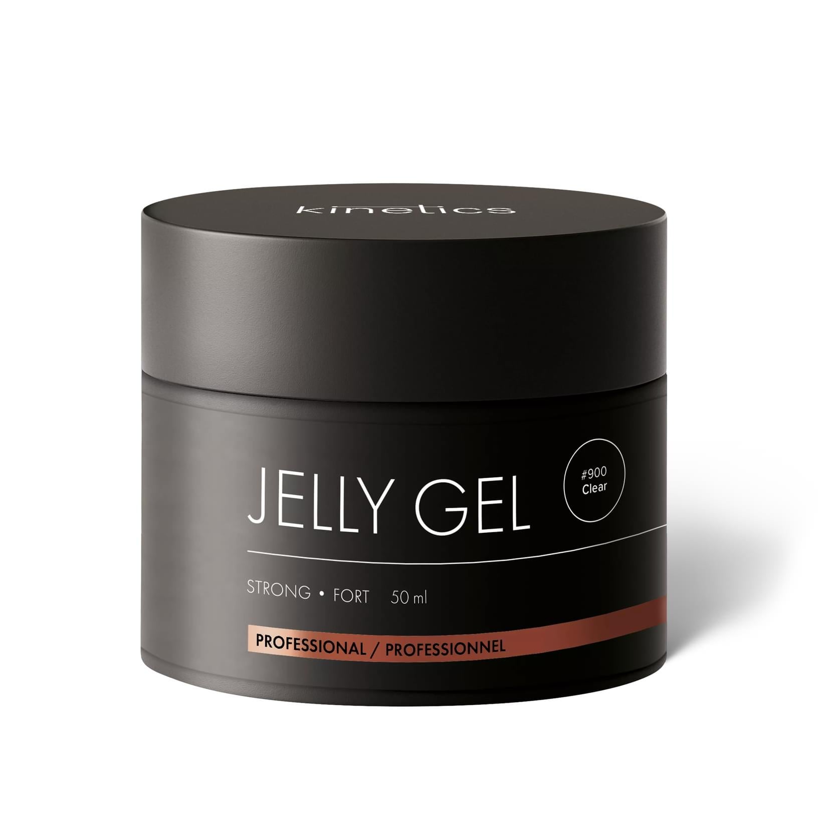 Kinetics Jelly Gel Strong #900 Clear – Extra starkes Builder Gel für lange Nägel, transparent 50ml