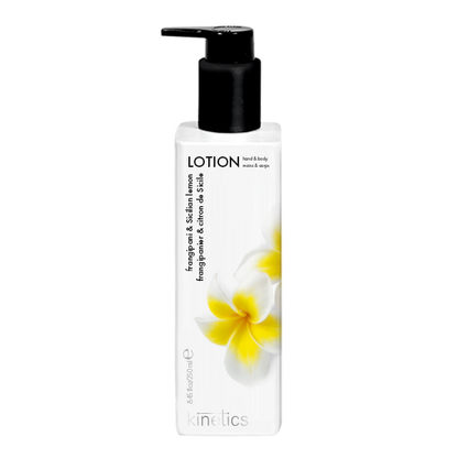 Kinetics Лосьон для рук и тела Frangipani & Sicilian Lemon 250 мл — увлажняющий, с ароматом франжипани и сицилийского лимона