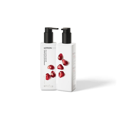 Kinetics Лосьон для рук и тела Pomegranate & Pink Pepper 250 мл — восточный, романтичный аромат с гранатом и розовым перцем