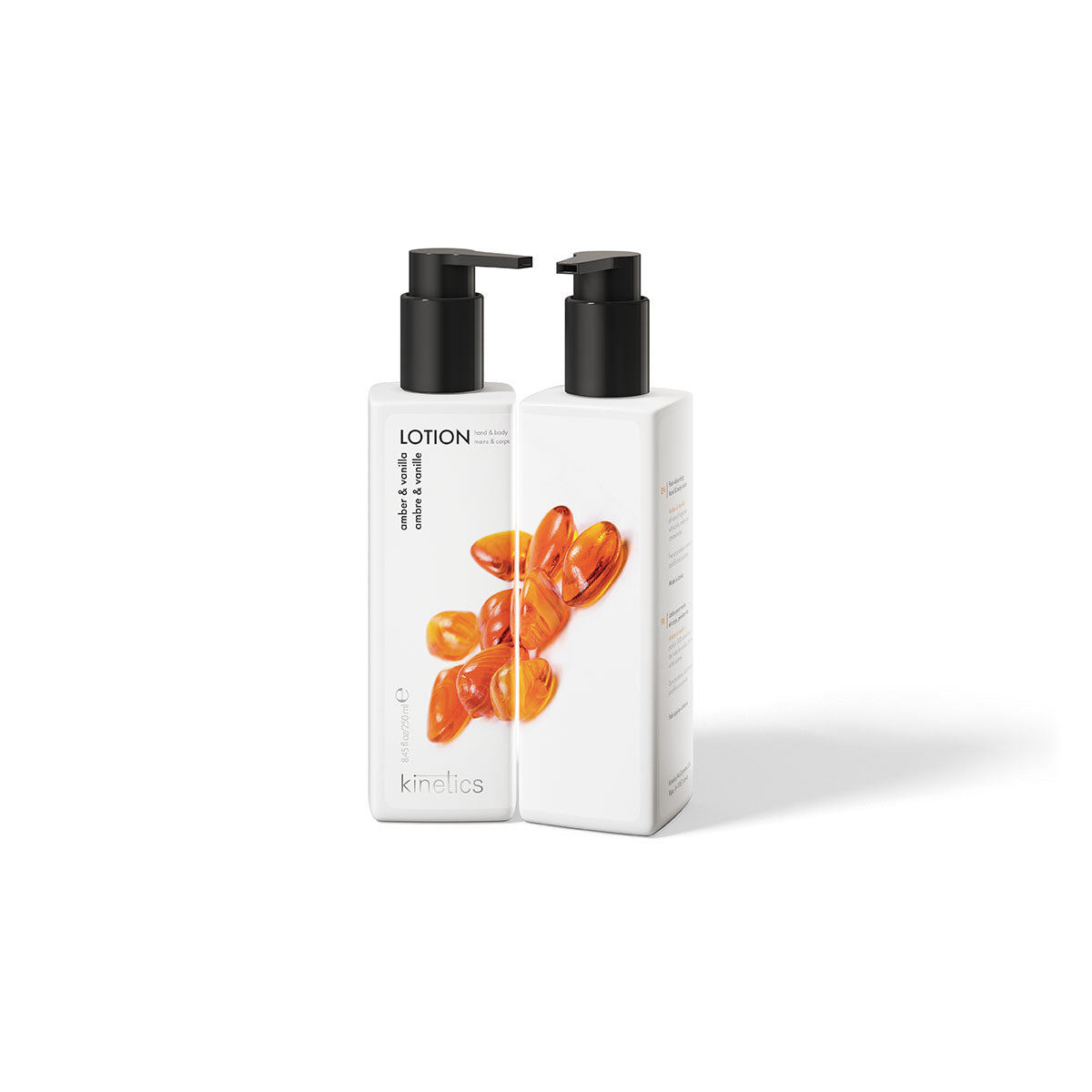 Kinetics Hand- & Körperlotion Amber & Vanilla 250ml – warmer Duft mit Amber, Vanille und Patchouli