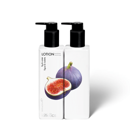 Kinetics Hand- & Körperlotion Fig & Violet 250ml – orientalischer Duft mit Feige, Veilchen und Karamell