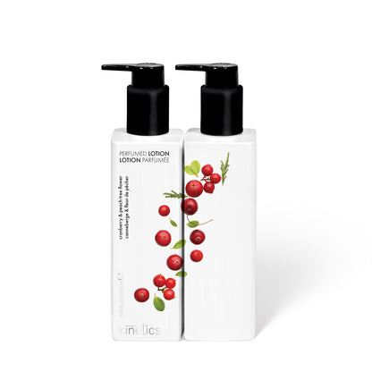 Kinetics Hand- & Körperlotion Cranberry & Peach Tree Flower 250ml – blumig-fruchtiger Duft mit Preiselbeere und Pfirsichblüte