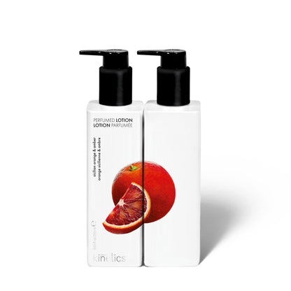 Kinetics Hand- & Körperlotion Sicilian Orange & Amber 250ml – orientalischer Duft mit sizilianischer Orange, Jasmin und Vanille