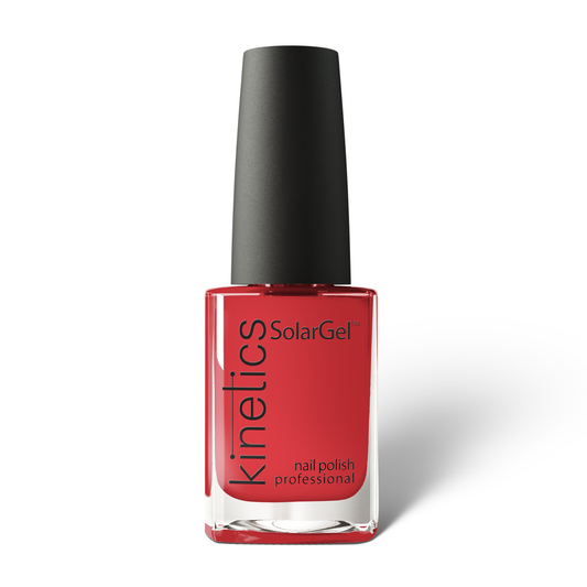 Kinetics Nail Polish SolarGel #076 BONNIE RED 15 ml – klassischer Nagellack in klassischem Rot