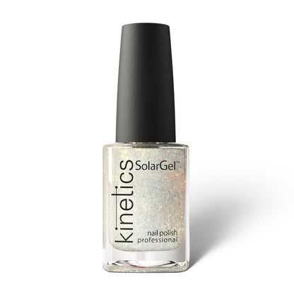 Kinetics Nail Polish SolarGel #101 SILVER FAIRY DUST 15 ml – klassischer Nagellack mit silbernem Glitzer-Finish