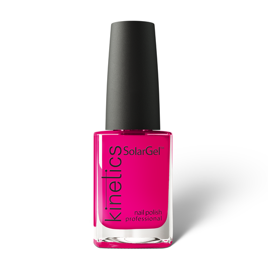 Kinetics Nail Polish SolarGel #208 JAZZ LIPS 15 ml – klassischer Nagellack in Himbeer-Pink