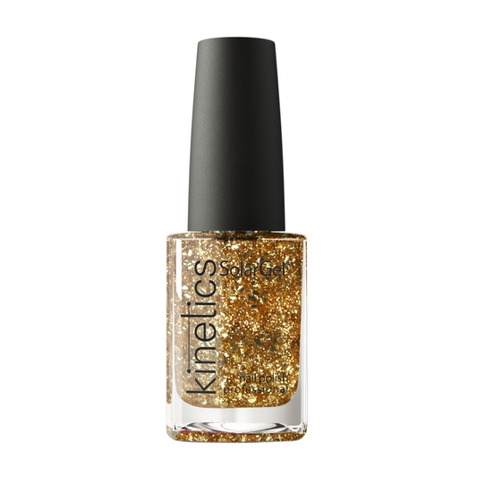 Kinetics Nail Polish SolarGel #259 GOLDY 15 ml – klassischer Nagellack in schimmerndem Gold-Bronze