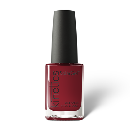 Kinetics Nail Polish SolarGel #301 HUG ME 15 ml – klassischer Nagellack in Burgunder-Rot