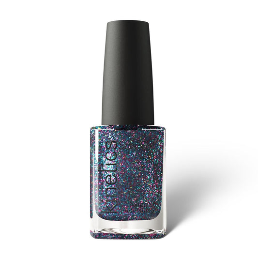 Kinetics Nail Polish SolarGel #304 GLITTER STORM 15 ml – klassischer Nagellack in Blau mit Glitzer