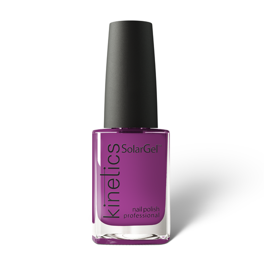 Kinetics Nail Polish SolarGel #350 PURPLE HAZE 15 ml – klassischer Nagellack in Pflaumen-Violett