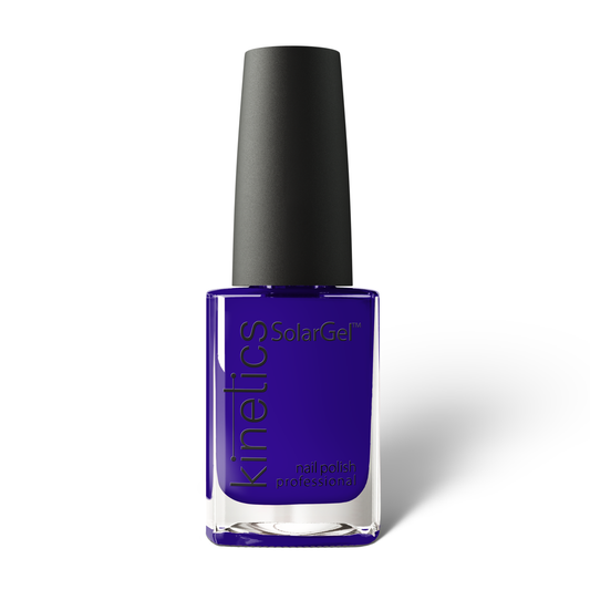 Kinetics Nail Polish SolarGel #403 RESTLESS SLEEPERS 15 ml – klassischer Nagellack in tiefem Blau-Violett