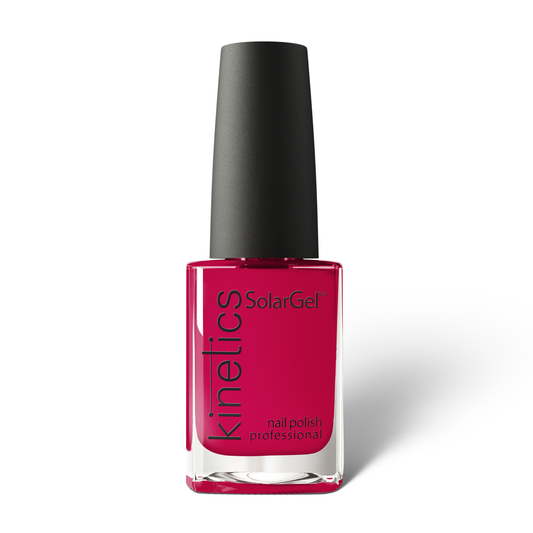 Kinetics Nail Polish SolarGel #404 MORE LIPSTICK 15 ml – klassischer Nagellack in Lippenrot
