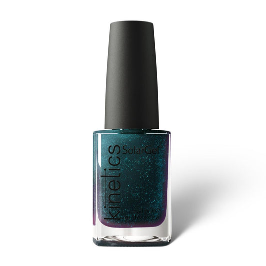 Kinetics Nail Polish SolarGel #419 EXTRAVAGANZA 15 ml – klassischer Nagellack in schimmerndem Grün