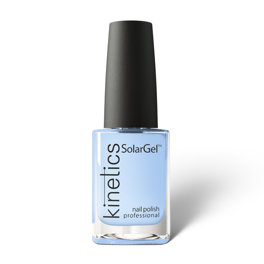 Kinetics Nail Polish SolarGel #427 E 404 15 ml – klassischer Nagellack in Staubblau