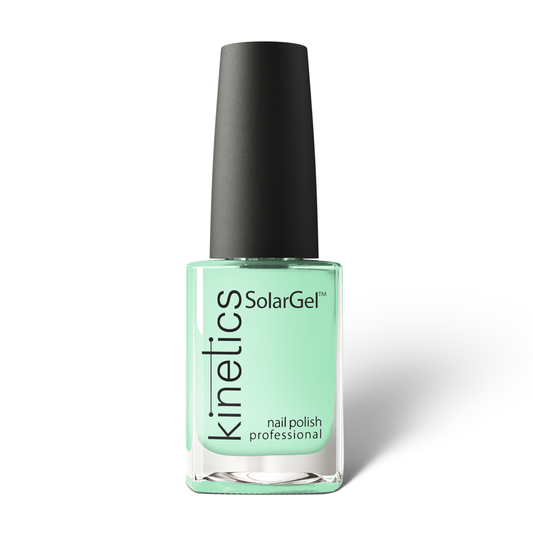Kinetics Nail Polish SolarGel #428 RECONNECT 15 ml – klassischer Nagellack in Pastell-Türkis