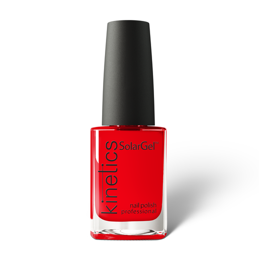 Kinetics Nail Polish SolarGel #459 KINDRED 15 ml – dynamischer roter Nagellack mit Gel-Glanz, langanhaltend