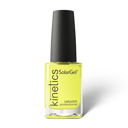 Kinetics Nail Polish SolarGel #461 ELECTRA 15 ml – klassischer Nagellack in leuchtendem Neon-Gelb