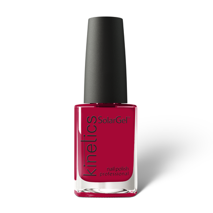 Kinetics Nail Polish SolarGel #474 EPICURE WINE 15 ml – klassischer Nagellack in beerigem Weinrot