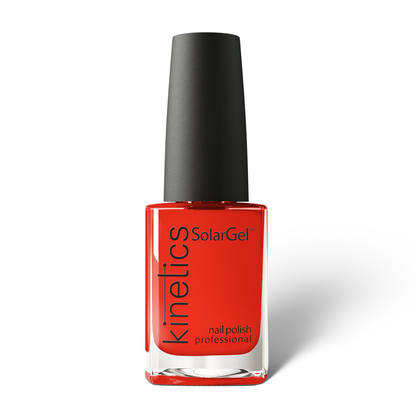 Kinetics Nail Polish SolarGel #481 ALARM 15 ml – auffälliger klassischer roter Nagellack in Ferrari F70