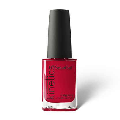Kinetics Nail Polish SolarGel #483 CRIMSON QUEEN 15 ml – klassischer Nagellack in samtigem Himbeerrot
