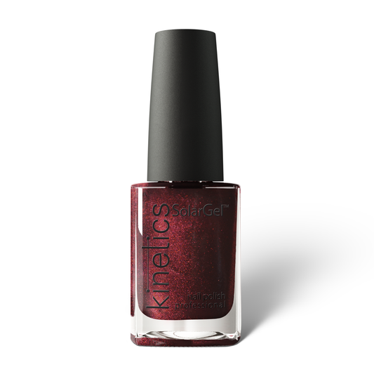 Kinetics Nail Polish SolarGel #516 MY GLOWER 15 ml – Nagellack in schimmerndem Marsala