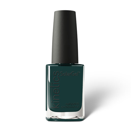 Kinetics Nail Polish SolarGel #523 VERDICT: GREEN 15 ml – klassischer Nagellack in elegantem Dunkelgrün