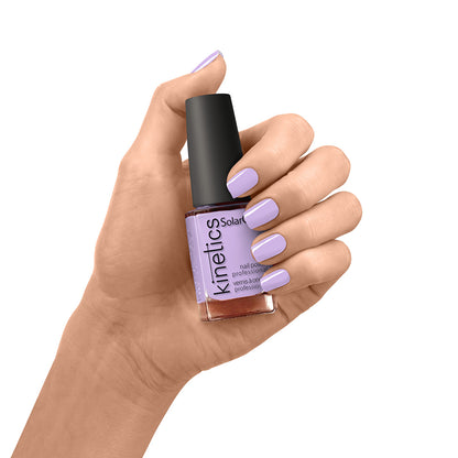 Kinetics Nail Polish SolarGel #538 FLASHBACK 15 ml – светлый лавандово-фиолетовый лак для ногтей